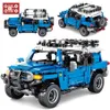 999PCS City Super Racing Sports Car Building Blocks Technic Raptor Pickup Truck Vehicle Supercar Children Bricks Toys Gifts C268Z