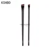 Make-up Kwasten 2 stks/set Wenkbrauwcontourborstel Wenkbrauw Eyeliner Borstel Draagbare Kleine Schuine Wenkbrauwborstel Make-up Cosmetische Hulpmiddelen ldd240313