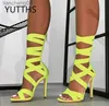 Sandálias sandálias femininas cinta cruzada salto fino romano sapatos de dança 2023 verão novo sexy oco designer casual sapatos femininos zipl24313