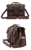 Винтажный мужской портфель Crazy Horse из натуральной кожи, деловая сумка, большой мужской 156, чехол для ноутбука, офисный, 240313