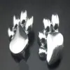 100 st parti 10mm legering Paw Print Slide Charm Fit för 10mm DIY Armband264i