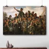 Världskriget målarväggkonst vintage affisch canvas tryck för vardagsrumsdekor lj201130260n