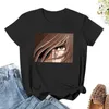 Polos femme Albator Pirate De L_espace visage avec Cicatrice Classique T-shirt vêtements Vintage t-shirts femme mignonne T-shirt