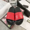 Designer Men Women Sandals with Correct Flower Box Dust Bag Shoes Tiger Snake Print Slide Summer Wide Flat Slipper Size 35-48