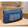 Wholesale Denim Maxi Jumbo Classic Flap Bags Quilted Meatlasse Chain Crossbody Shoulder Luxury Designer Fashion Street Cool Large Capacity Womens Ladies Bag 505