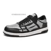 Sapatos de grife 2024 sapatos masculinos skel tênis armyri robusta top osso baixo preto branco cinza marca de moda mi