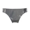 Underpants MONNIK Latex Men Briefs Gray Tight Underwear For Bodysuit Fetish Club Wear Customizable