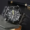 Menwatch APS Titta på Royals Oak Factory Watchmen Watches High Quality New Octagonal Case Oak Silicone Te Calender Trend Exquisite Mens Watch