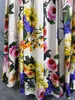 DoGG dames bedrukte jurk 2024 vroege lente dames designerjurken luxe merk bloemenprint jurk kleding voor vrouwen sexy verjaardagsjurken