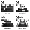 CNC Metal Key Mod Guide Rail NST Jinming Sima Sijun Precision Strike SLR SR16 ARP Dekorationstillbehör