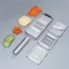Tools 3 in 1 Vegetable Slicer Shredder Grater Cutter Manual Fruit Carrot Potato Grater With Handle Multi Purpose Home Kitchen Tools