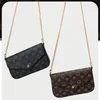 チェーンプリントデザイナークロスボディバッグを備えた女性のショルダーバッグ高級ブランドの財布とハンドバッグ高品質271d