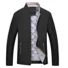 Giacche da uomo 2024 Autunno/Inverno ispessito giacca di mezza età cappotto con colletto allentato abbigliamento casual da lavoro