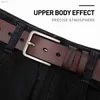 Belts Belts High Quality Buckle Belts Casual Fancy Cowskin Strap Genuine Leather Vintage Belt Men ldd240313