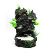 Dekorationer 95AA Aquarium Sand Waterfall Mountain Tree View Fish Tank Dekorationer Liten Terrain Scenery Ornament för reptil Habitat