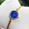 Designer watches Luxury Fashion Crystal Double fashion golden Elegant woman Wristwatches full stainless steel case vintage quartz wristwatch Round letter dial