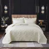 Comforters sätter högkvalitativt fast färg quiltad sängkast 220x240cm nordisk stil dekorativ sängäcke täcke beige grå färg säng täckning yq240313