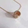 V halsbandskalejdoskop halsband pläterad med 18k äkta guld guangzhou mikro inlagd hantverk kvinnliga smycken live sändnings smycken överföring pärlhalsband