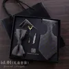 Neck Ties High quality tie gift box set for mens groom business attire vintage bow tie Korean version birtay gift casual L240313