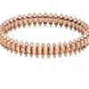 bracelet à vis bracelet bracelet cartlier bracelet bracelet rose rose willow nail bracelet mode polyvalent luxe Instagram