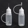 Garrafas de armazenamento 30 Pcs Squeeze Bottled Glue Aplicador Dispenser para Paint Needle White