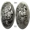 G11Rare Ancient Coin Silver Plated Copy Coin Brass Craft Ornaments Nice Quality Retail hela 343W