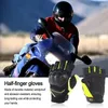 Cycling Gloves Fingerless Motorcycle Riding Breathable Non-Slip Sports For Outdoor Climbing Hiking