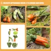 Décorations de jardin 7 pcs modèles légumes simulés pour la maison petits légumes ornements micro plante d'aménagement paysager