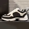 Yeni Düşük Tasarımcı Ayakkabı 23SS Sıradan Spor ayakkabı platformu ayakkabı Chaneles Siyah Beyaz Gümüş Gümüş Pembe Turkuaz Ecru Süet Kadın Lüks Deri Eğitmenler