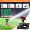 Sprinklers Automatic 360 Degree Garden Lawn Sprinkler Large Area Coverage Adjustable And Heavy Duty Watering System For Plant Irrigation