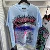 męskie projekty Hellstar T Shirt Women Luksusowe Tshirt Designer Summer Vintage Streetwear Oversize najwyższej jakości Women Trendia Wysokiej jakości czarna koszulka piekielna piekielna