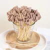 Forks 100Pcs Decorative Toothpicks Bear Cocktail Sticks Fruit Skewers Party Decoration