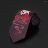 Bow Ties Jacquard krawat akcesoria rekwizyty Antiquity Women Chinese Style Men Anime Szyja