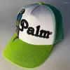 Ball Caps TOP Quality 2024 Autumn/Winter Birds Plam Colorful Letters Embroidered Baseball Cap For Men Trendy Brand Hats