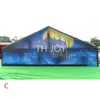 free air ship to door Outdoor Activities customized 10mLx5mWx3.5mH (33x16.5x11.5ft) inflatable obstacle house inflatable maze Haunted House for Halloween