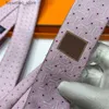 Gravatas de pescoço 2024 designer gravatas homens high end marca seda mão bordado negócios casual gravata de alta qualidade presente dos homens l240313