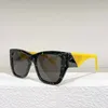 Lunettes de soleil 2024 Top qualité Design de luxe à la main cadre épais acétate hommes femmes mode extérieur UV400 lunettes de soleil à la mode