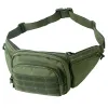 Bags Tactical Pistol Bag Chest Waist Pack Handgun Bag Holster Gun Gun Fanny Pack with Magazine Pouch Webbing Keychain