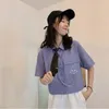 Work Dresses EBAIHUI Preppy Style Uniform Set JK Short Top Women's Shirt With Tie Pleated Skirt Fashion Casual