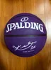 Nouveau Spalding 24 Black Mamba Signature violet Basketball 84132Y Motif serpent Imprimé en caoutchouc jeu d'entraînement ballon de basket-ball taille 75031142