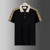 Mens Designer Polos Dorts for Man High Street Fashion Tiger Digital Printing Poloshirt Italy Clothing Polo Tees M-3XL