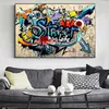 Graffiti Graffiti Art Street Pop plakaty na płótnie plakaty malarskie i grafiki cuadros salon dekoracja dekoracja ścienna Art199J