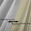 Curtains MAKEHOME Modern Linen Curtains for Living Room 100% Blackout Curtains for Bedroom Waterproof Thermal Insulated Fabric Curtains