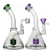 20cm tall Beaker Base Oil Rigs Thick Glass Bong Hookahs Glass Water Pipes Smoke Glass Pipe With 14mm Banger