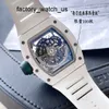 Tourbillon Watch Machinery Watch RM Watch Mens Series Rm030 White Ceramic/titanium Metal Fashion Sports Automatic Mechanical Mens Watch Le Mans Limited Watches