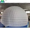 Tende giocattolo Tenda a cupola gonfiabile gigante speciale originale a LED con grandi aperture Tenda per la casa Icegloo all'aperto con tendone per l'aria gonfiabile per la festa Wedd L240313