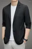 Men's Suits Small Suit Casual 2024 Spring Summer Ultra-Thin Slim Fit Single West Sun-Protective Clothing Waffle Cardigan