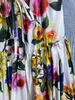 DoGG dames bedrukte jurk 2024 vroege lente dames designerjurken luxe merk bloemenprint jurk kleding voor vrouwen sexy verjaardagsjurken