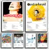 Kalligrafie The Bends Hot Rock Music Album Cover Picture Singer Band Radiohead Posters For Room Bar Canvas Painting Art Home Wall Decor Gift