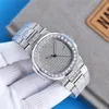 Babysbreath Big T-square diamond watch mens watches 904L Steel Relojes 40mm 324 automatic mechanical movement motre be luxe luxury watch wristwatches 01